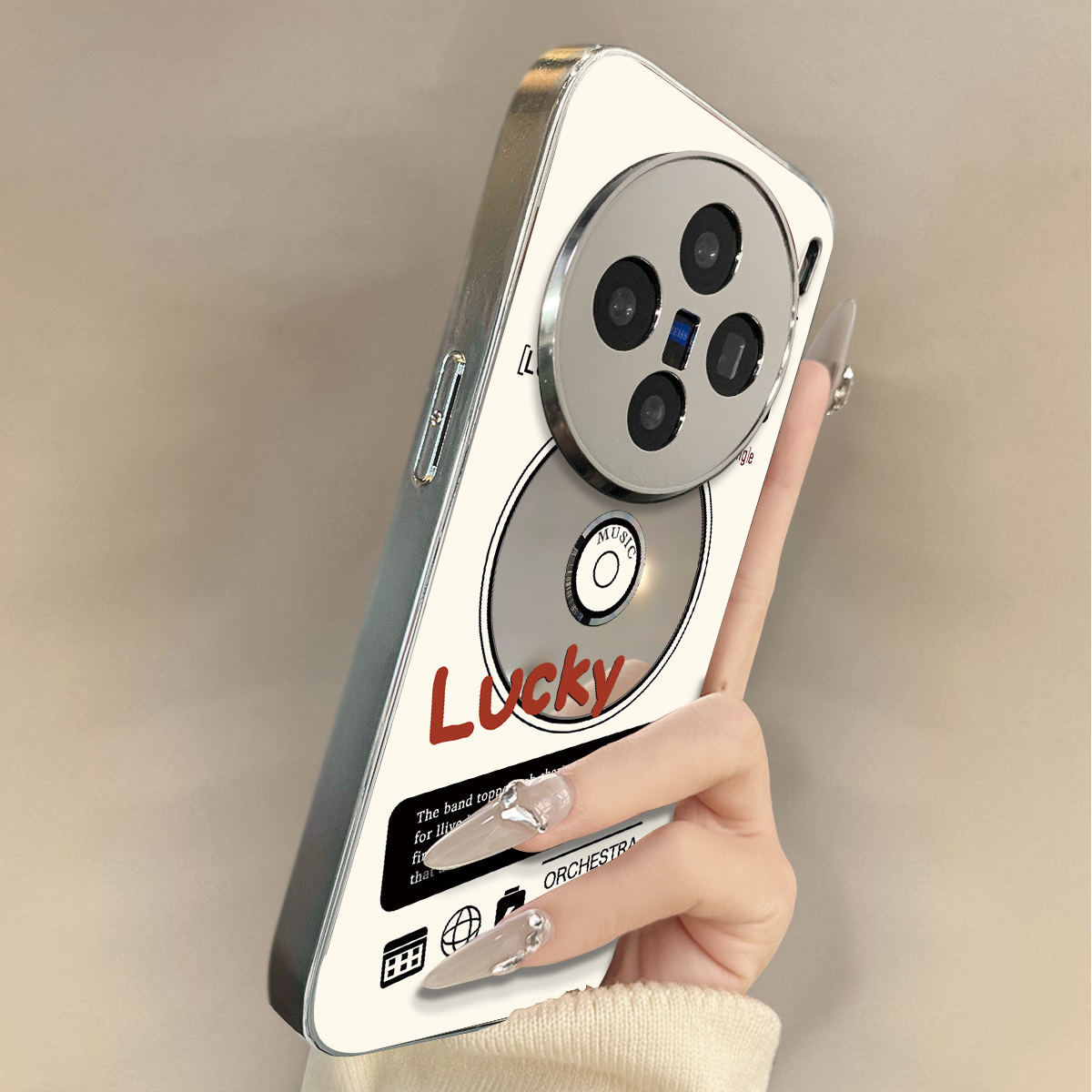 适用于vivox200promini手机壳镜面镂空CD高级感vivix60/70/80外硅胶全包防摔y200i新款女vivox90/x100s套软