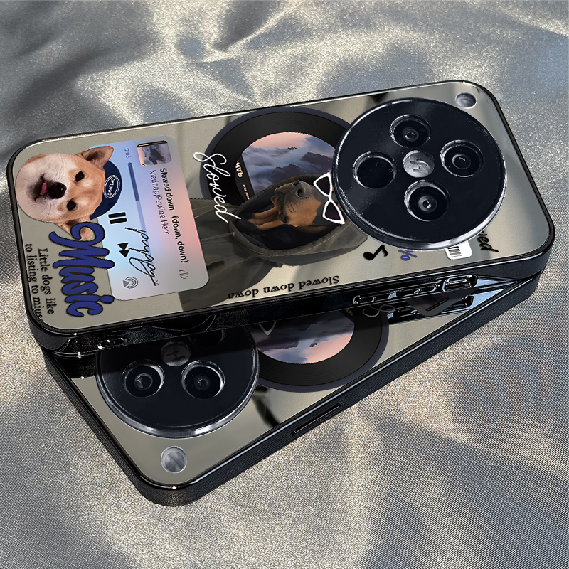 适用于OPPOfindx8Ultra手机壳酷唱片狗高级感findx5pro硅胶全包防摔个性X8S创意oppofindx7ultra套X8S+潮牌x6