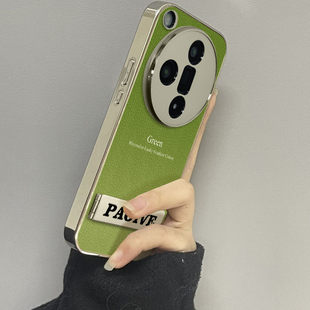 适用于OPPOfindx7ultra手机壳渐变绿色高级感findx5pro硅胶全包防摔个性 男女潮牌软 创意oppofindx6pro套新款