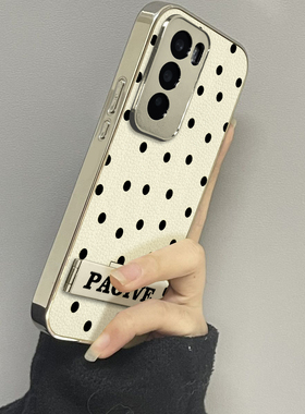 适用于opporeno12pro手机壳高级感满铺波点Reno5/6/7/8/9硅胶全包a2防摔a3pro新款男女潮牌Reno10/11pro十套