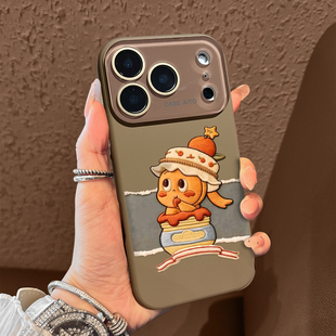 带镜头膜液态硅胶适用于苹果17promax手机壳新年蜜罐星人磁吸iphone14 女13 16pro套全包防摔15ultra红色新款