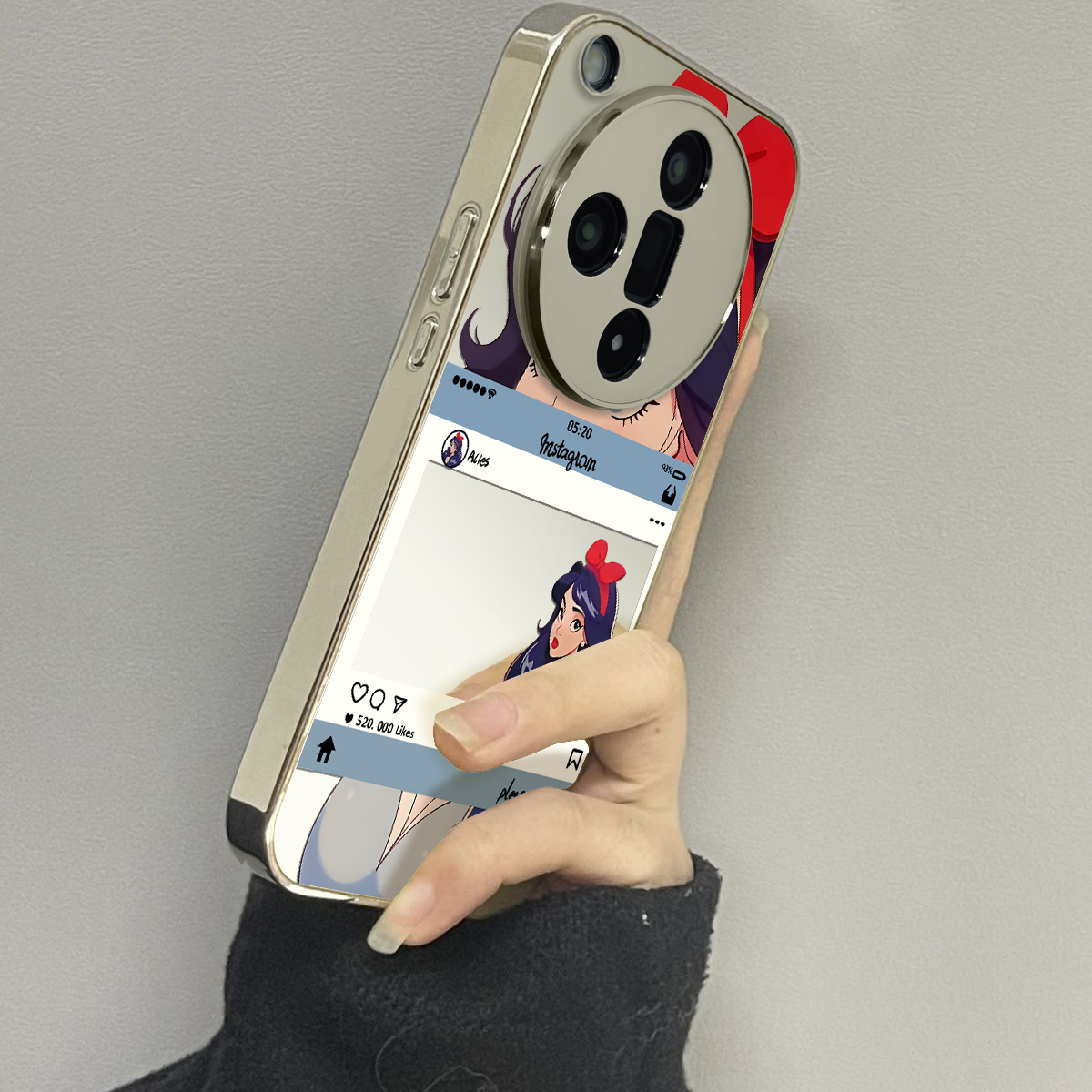 适用于oppofindx7Ultra手机壳电镀镜面ins公主高级感oppoa2/3pro外硅胶全包防摔FINDX5/6pro套新款女x7至尊