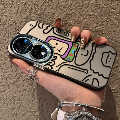 适用于荣耀90pro手机壳巴斯光年高级感70外创意全包Honor 60防摔曲面屏50se新款女x40华为80pro套男x50潮牌硬