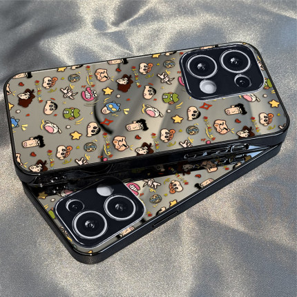 适用于OPPOReno14Pro手机壳小新彩贴镜面高级感a2/a3pro硅胶全包5防摔6新款男女7/8/9潮Reno10/11pro十12套13