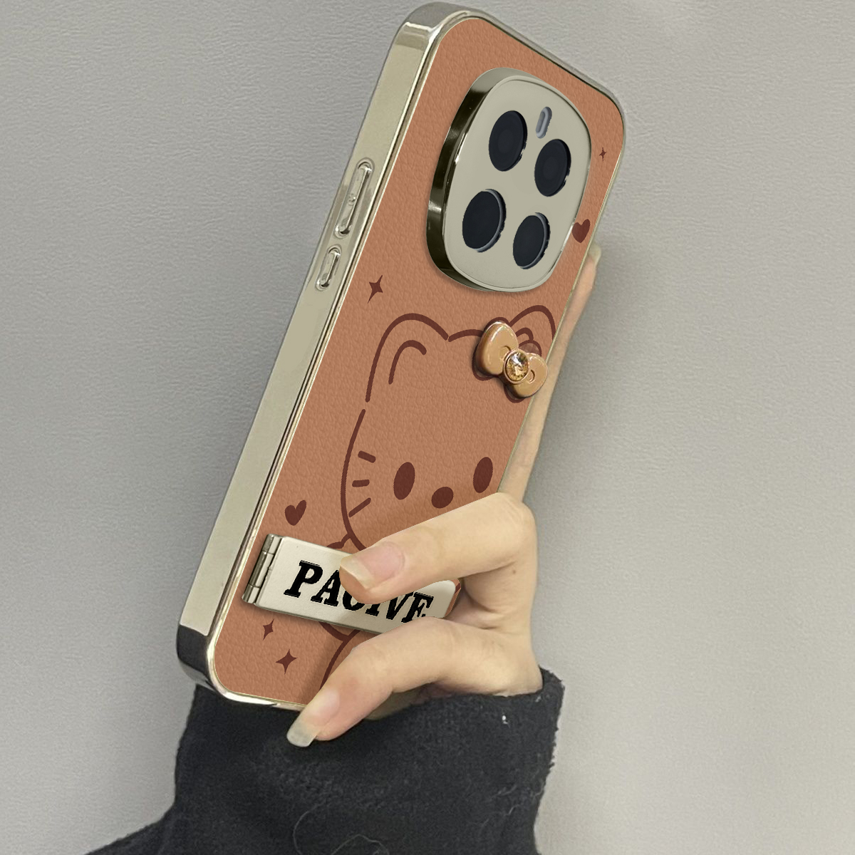 适用于魔术magic7pro手机壳高级感小羊皮蝴蝶结猫硅胶全包magic6pro外防摔新款男女潮牌华为magci4/5/6/7套软