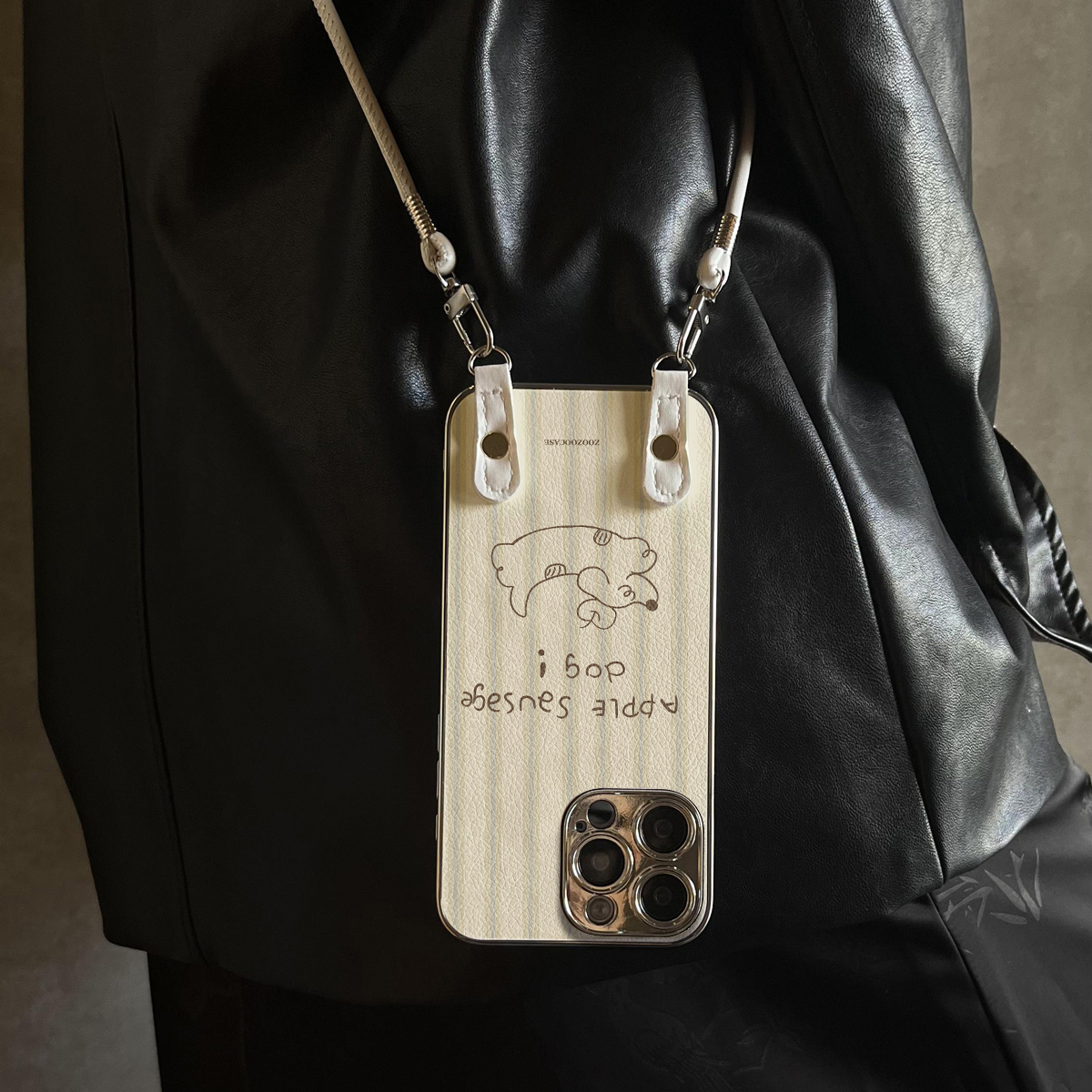 适用于OPPOReno14Pro手机壳竖纹简笔新款带挂绳FINDx8s/x7ultra全包x6/5防摔a58硅胶7/8/9女10/11pro十12套13