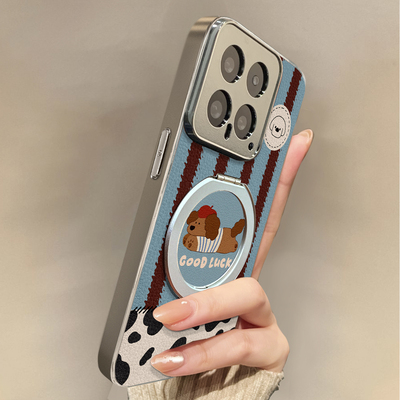 适用于小米15ultra手机壳磁吸高级感带挂绳红米K80/70至尊斜跨全包防摔新款note14女12spro外13/14套17PROMAX