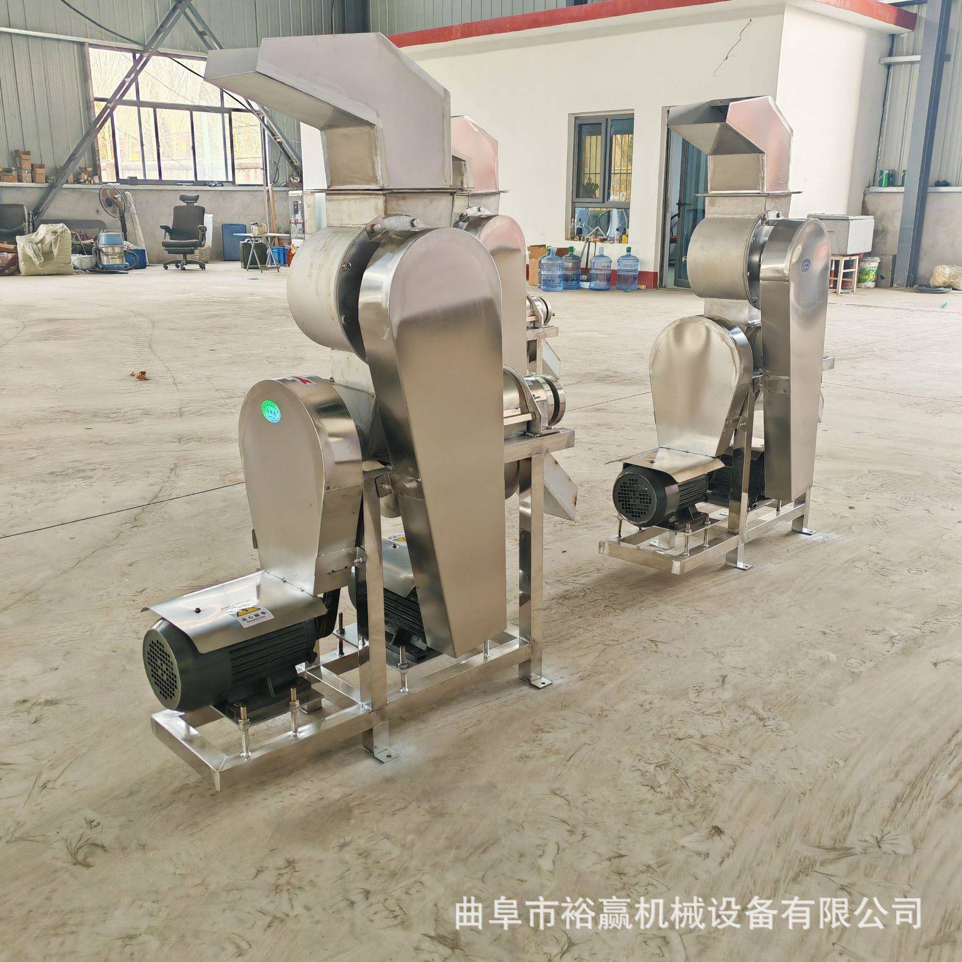 苹果破碎榨汁机 金桔梨子柠檬粉碎压榨机 大型工业果蔬汁机