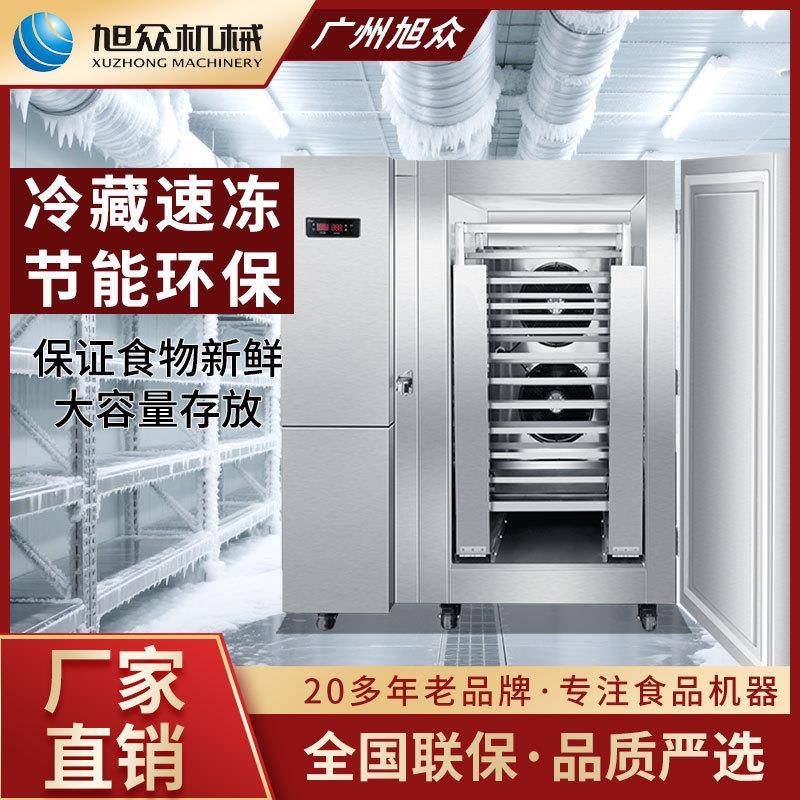 速冻柜商用多功能大型快速冻结类冰柜不锈钢六门推车式速冻柜