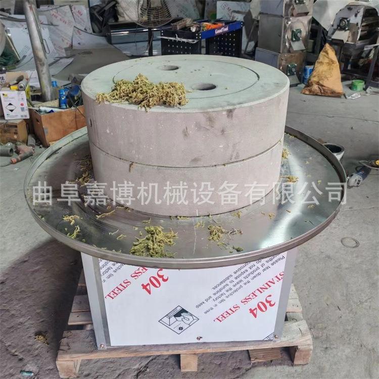 青麦子碾转电动石磨 绿豆煎饼糊豆腐磨浆机 艾绒电动石磨机