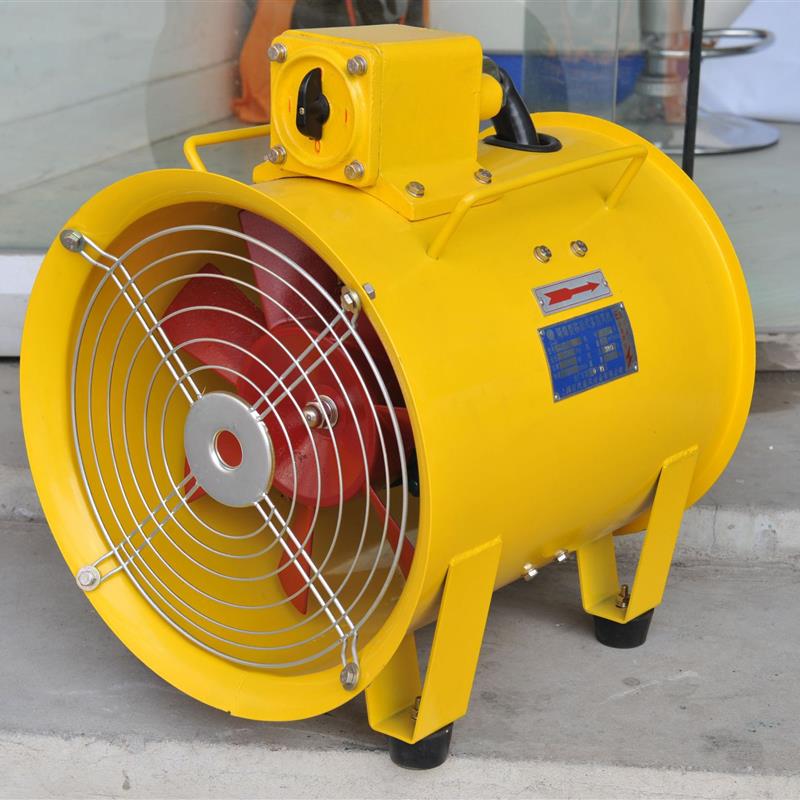 750W油罐隔爆型抽风排风鼓风机BYDF32-3.15防爆手提风机220V/380V