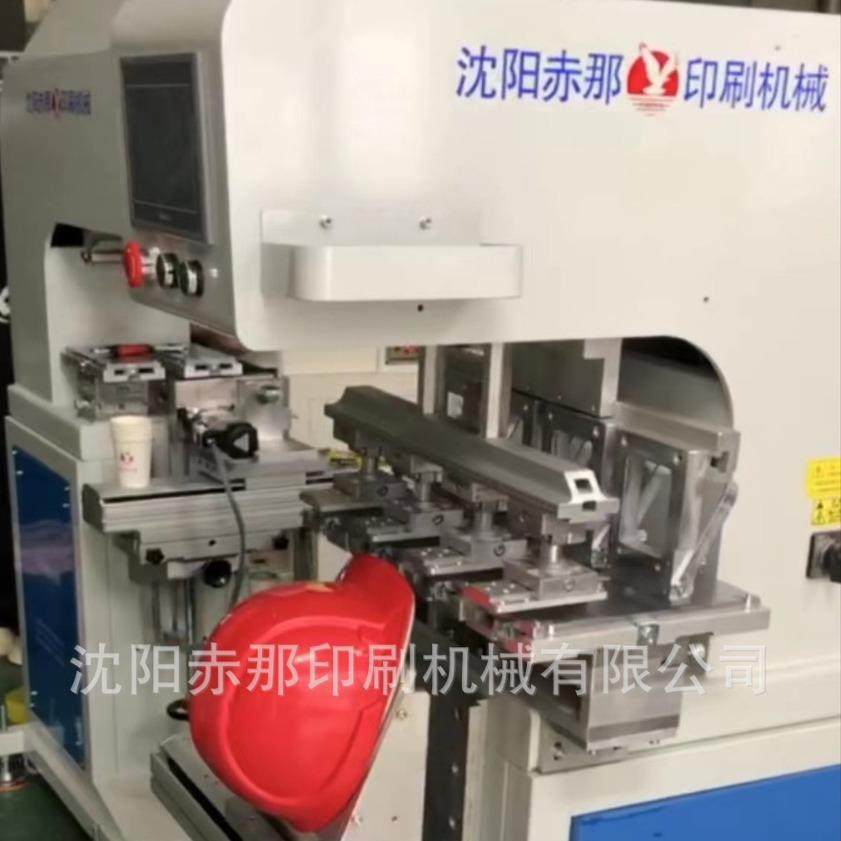 伺服穿梭四色油盅移印机 安全帽头盔玩具印刷机 灯头灯座印字机,机械设备,印刷设备,淘宝优惠券,粉丝福利购,淘宝优惠卷