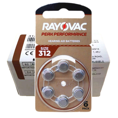 rayovac雷特威助听器电池a312