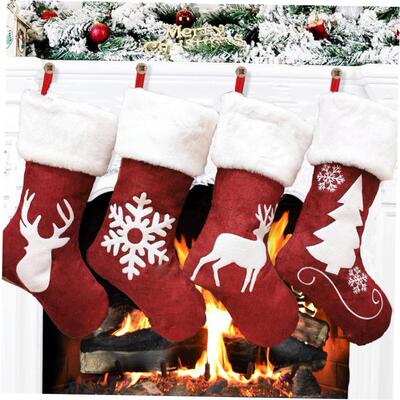 Christmas decoration treestocking gift bag pendant 圣诞袜