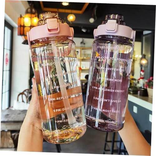 2 Liter Water Bottle Girls large capacity water cup 水杯