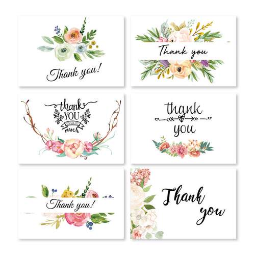 thank you card grateful wish card greeting cards贺卡感谢卡