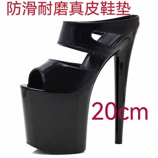 欧美性感15 女 cm恨天高T台模特走秀钢管舞防滑耐磨凉鞋