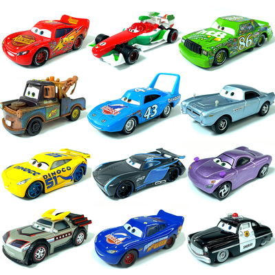 赛车总动员汽车3闪电麦昆黑风暴杰克逊路霸板牙酷姐合金玩具儿童