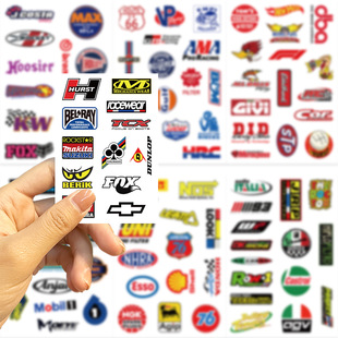 8版超迷你jdm贴纸摩托车赞助商汽车玻璃装饰贴侧身贴防水创意涂鸦