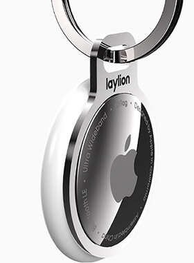 laylion宠物项圈airtag不锈钢铝合金属圆圈卡环钥匙扣非保护套壳