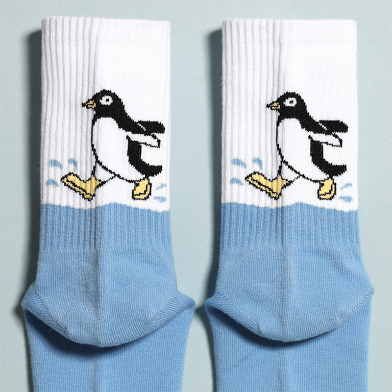 SOX&CO.l莱卡棉原创设计中筒袜