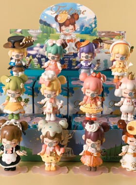 若来盲盒系列 梦境下午茶春生夏长 林森不知处吹泡泡女孩手办摆件