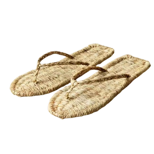 纯手工编织草鞋男士人字拖鞋夏个性复古凉鞋女学生表演天然麻藤鞋