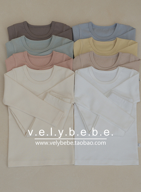 【秋冬】peekaboo童装韩国儿童家居服宝宝睡衣套装秋衣秋裤修身