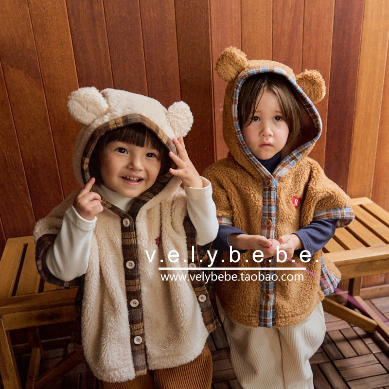 【秋冬】rototobebe韩国童装儿童外套斗篷幼儿园穿搭保暖