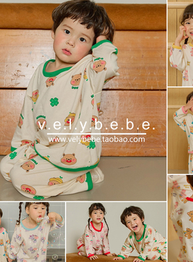 【春秋薄款】cordi-i正品韩国童装儿童家居服宝宝睡衣套装宽松