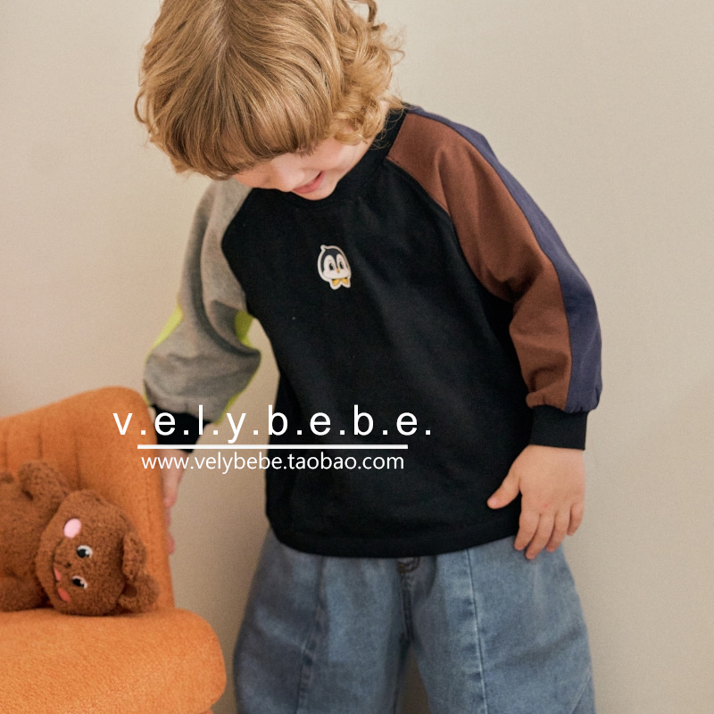 【春秋】rototobebe韩国童装儿童上衣幼儿园穿搭宽松T恤长袖
