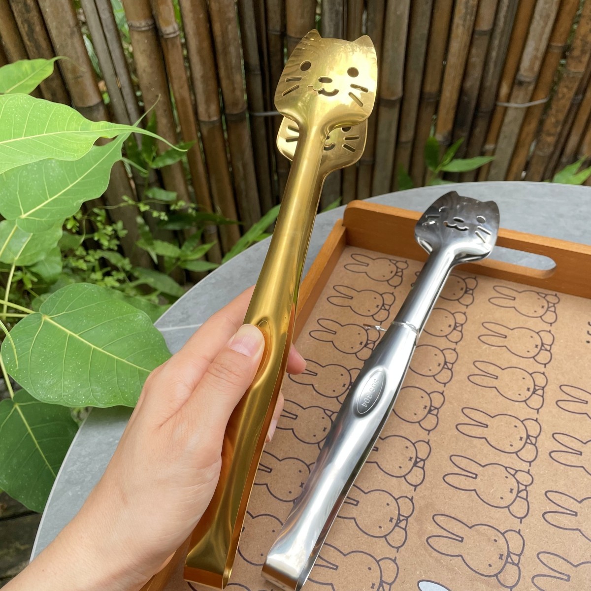 日式可爱猫脸表情烧烤夹304不锈钢夹加长烤肉夹自助餐大号夹子,厨房/烹饪用具,烧烤夹/叉/铲/针,淘宝优惠券,粉丝福利购,淘宝优惠卷