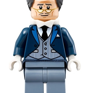 乐高LEGO 围裙 26697 深蓝色 人仔 燕尾 配件 阿福 sh0313 100097
