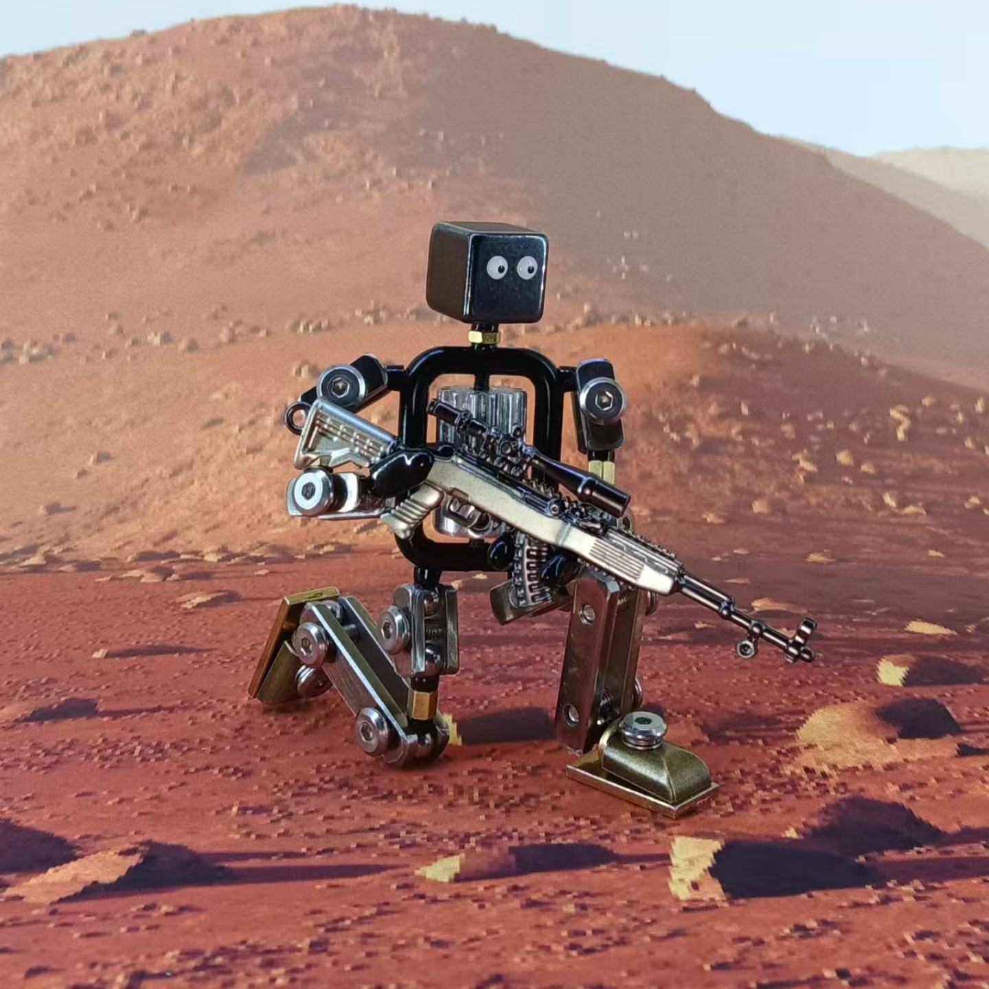 朋克机器人电竞房吃鸡求生狙击枪