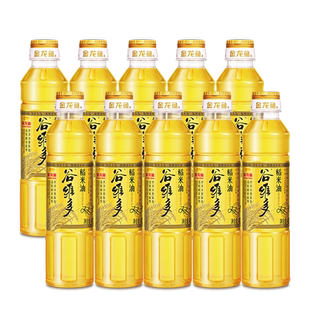 金龙鱼稻米油400ML*20瓶整箱  食用油小瓶装炒菜烹饪米糠油批发