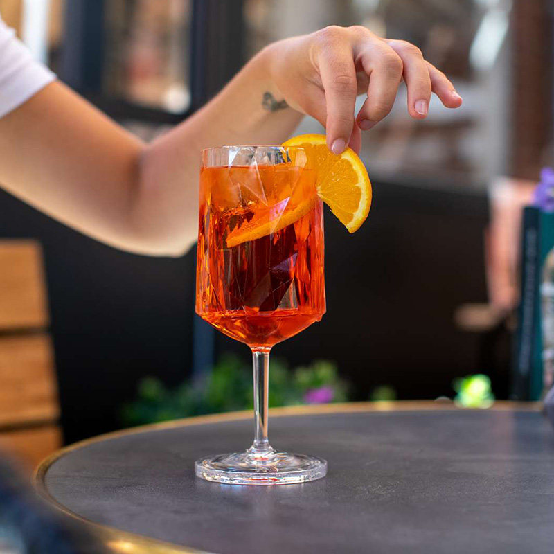 利快德国摔不烂杯子Koziol酒杯高脚杯水杯防摔杯家用聚会用多用杯