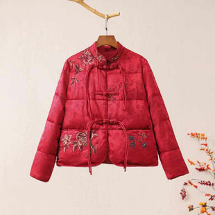 楚馨原创羽绒服保暖90白鸭绒冬季新款加厚保暖外套羽绒服羽绒服