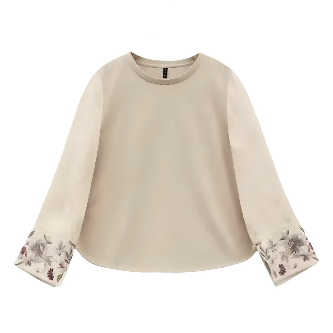 楚馨原创高定款新中式国风刺绣袖衬衫女2025秋季新款宽松百搭上衣