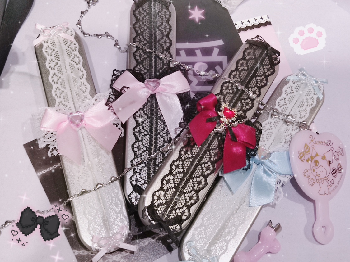 地雷系量产型地蕾系亚文化手作手术刀盒哥特手术刀