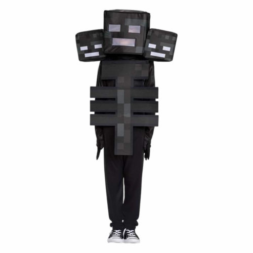 凋零骷髅儿童cos服我的世界游戏minecraft表演服万圣节服装