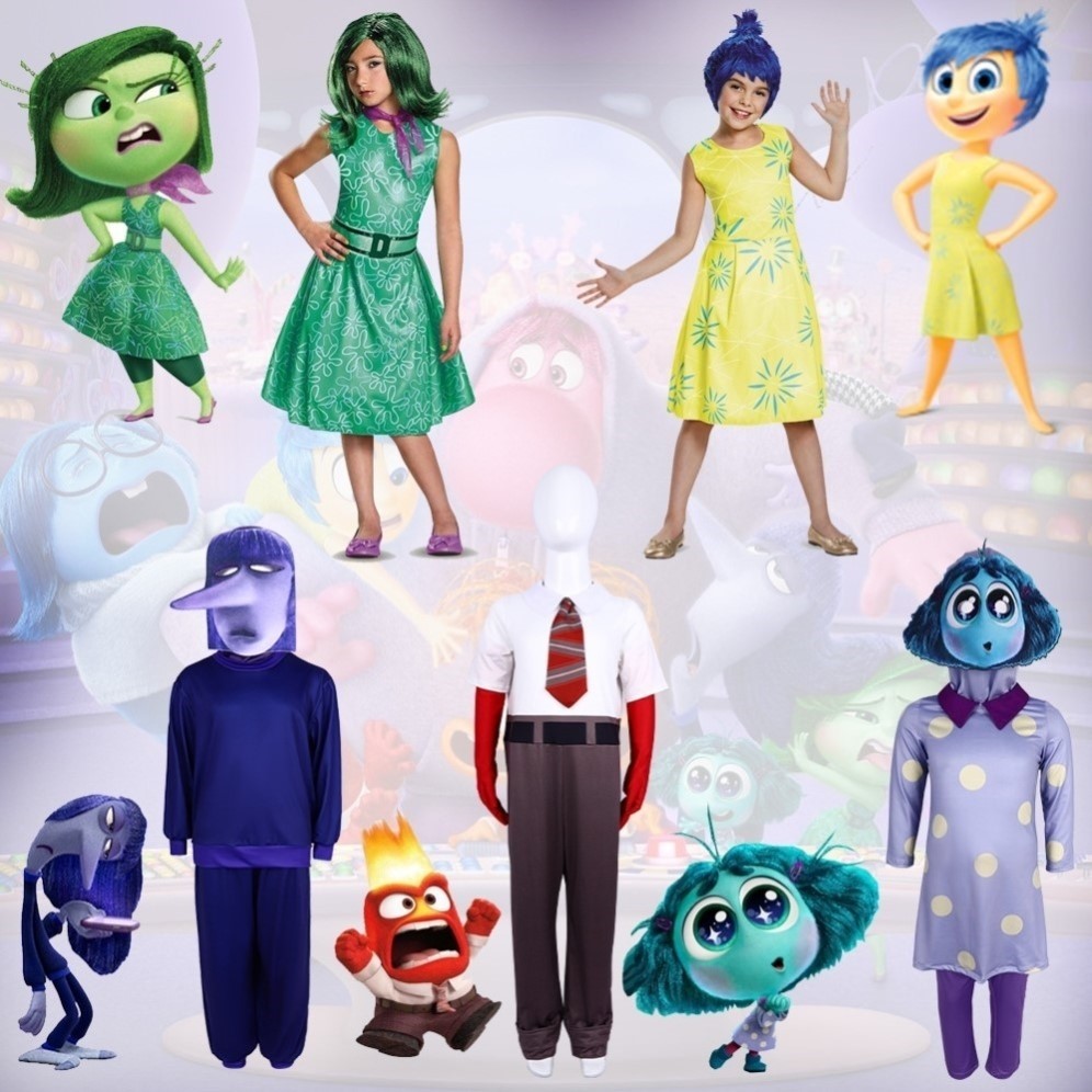 派对InsideOut2角色扮演cosplay演出服头脑特工队丧丧厌厌舞台