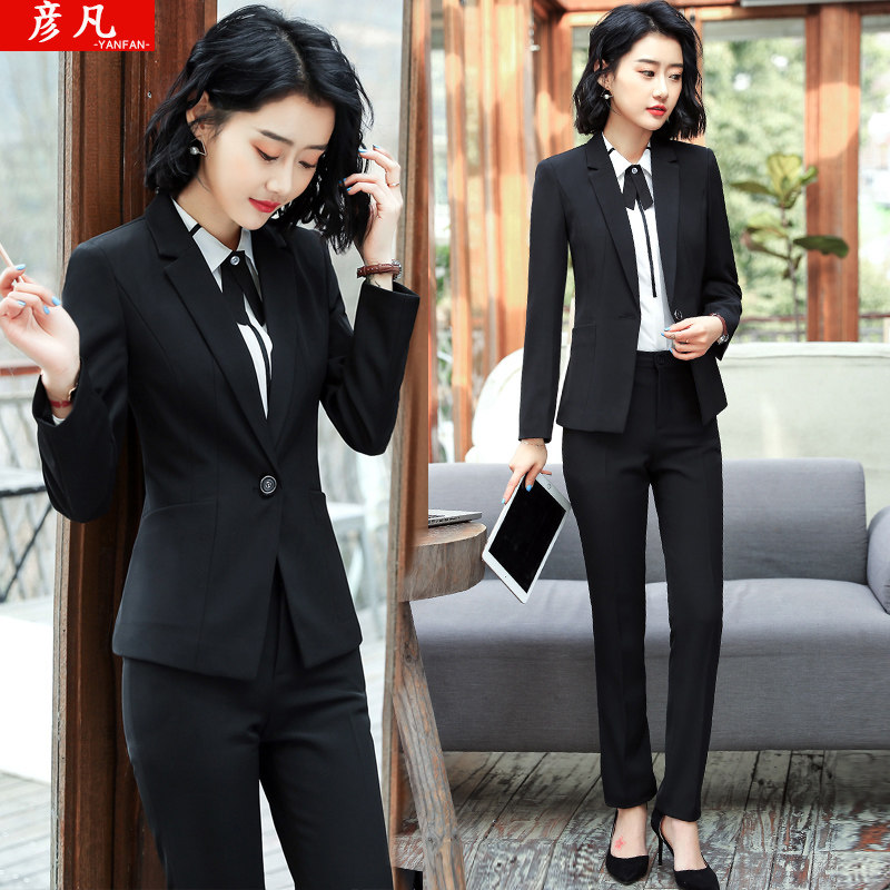 时尚职业装酒店美容院女士西服