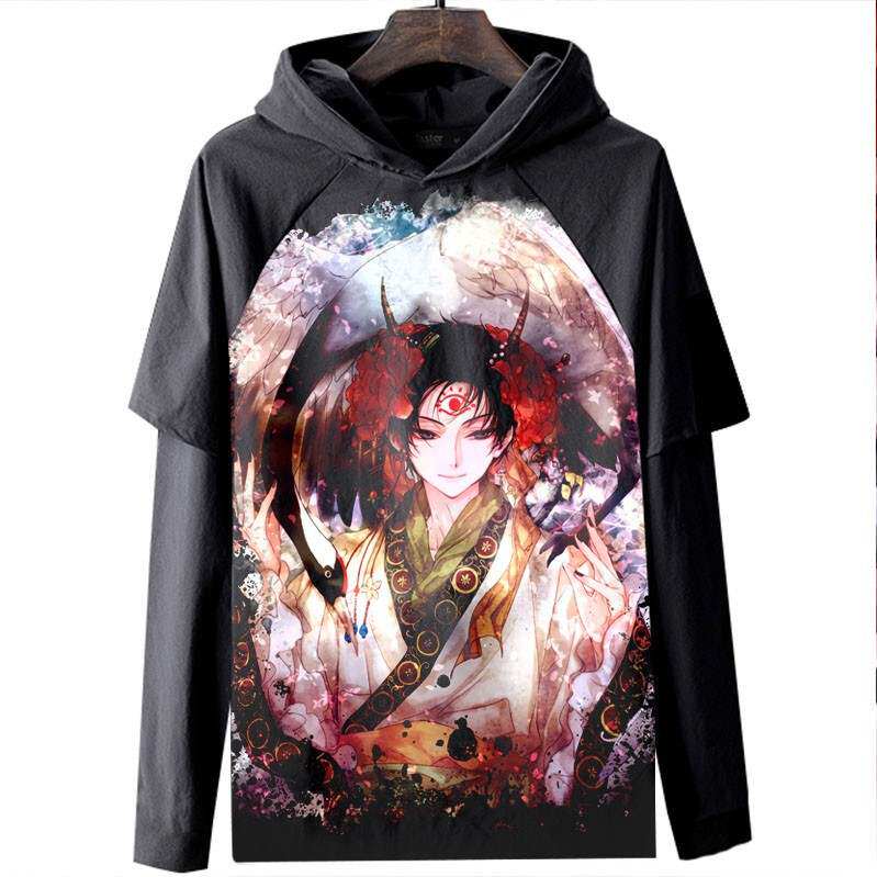 hozukis coolheadedness 鬼灯的冷彻 长袖t恤衣服装数码印花