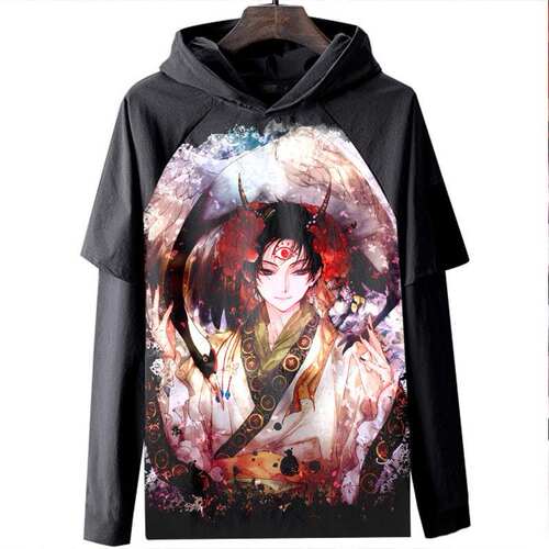 Hozuki's Coolheadedness 鬼灯的冷彻 长袖T恤衣服装数码印花