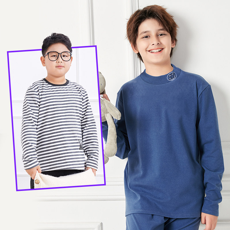 胖童男童舒暖绒保暖内衣秋冬款大童儿童加肥加大T恤胖孩子打底衫,童装/婴儿装/亲子装,保暖上装,淘宝优惠券,粉丝福利购,淘宝优惠卷