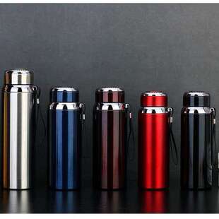 保温杯男款学生316不锈钢大容量户外可携式商务泡茶水杯车载1000m