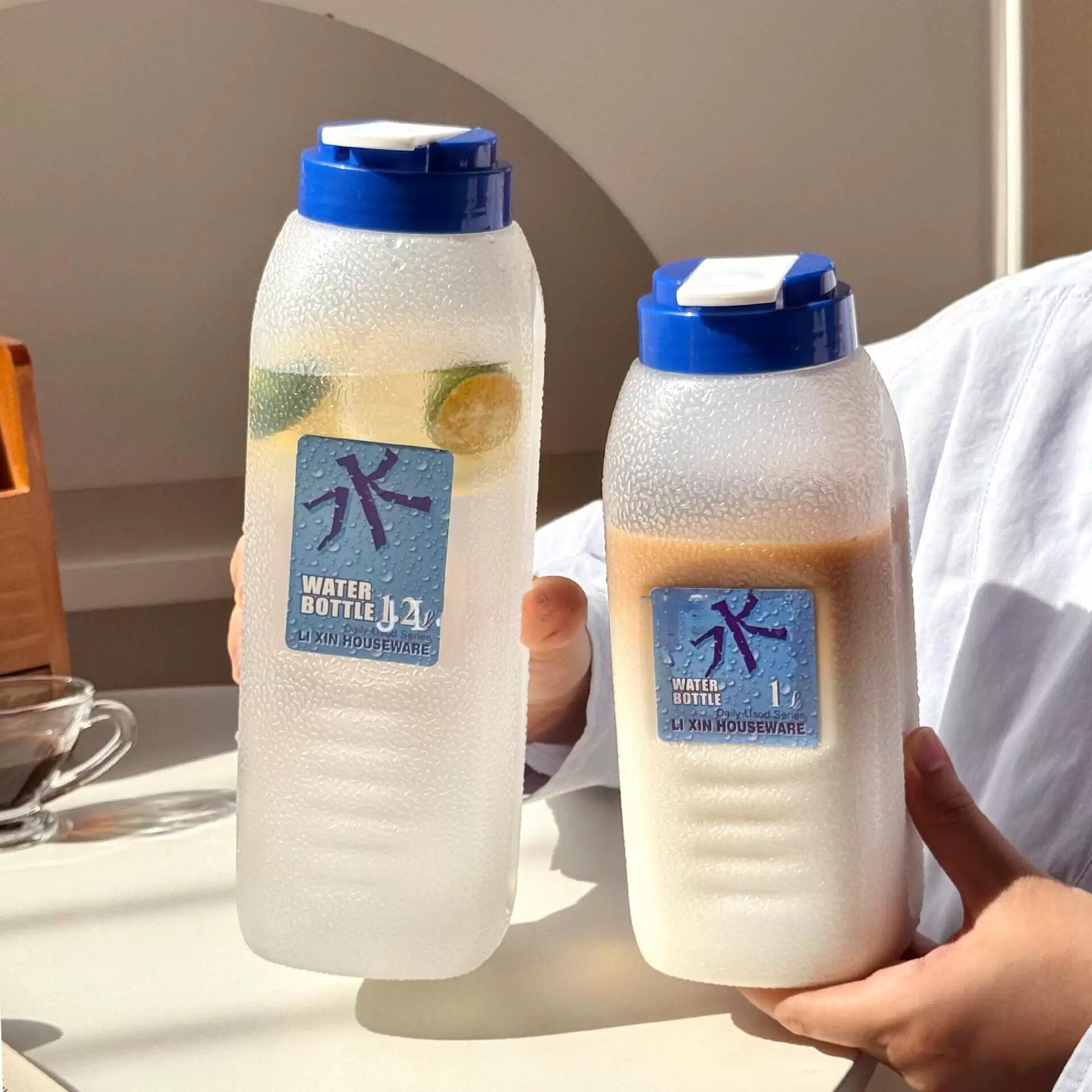 出口韩国塑料pp冷水壶密封冷水壶耐热装果汁麦茶饭店饭厅大容量