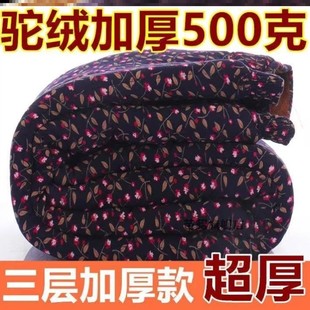 2025年中老年驼绒棉裤 老人三层加厚冬奶奶宽松 男女高腰加绒保暖裤