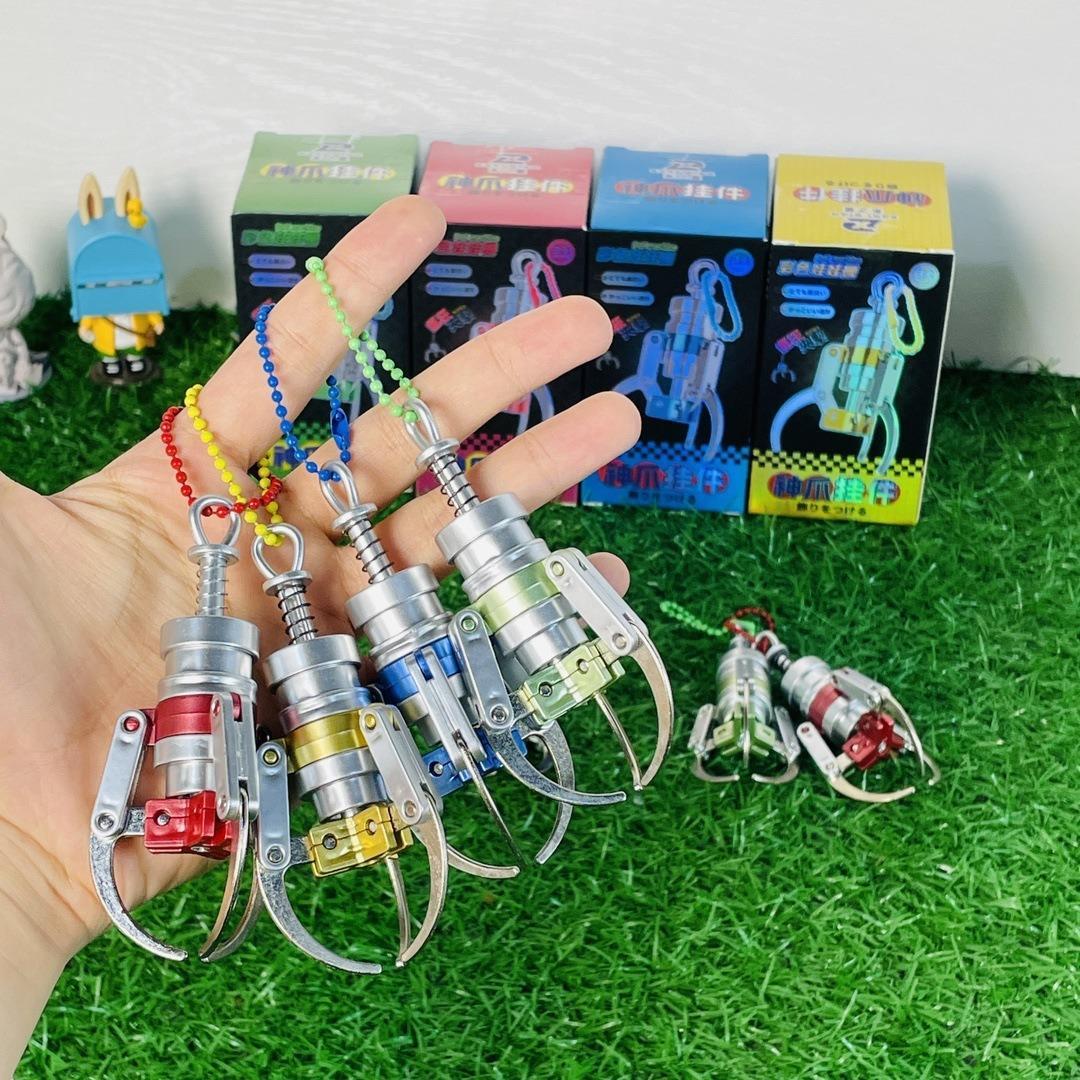 迷你娃娃机神爪夹挂件减压神器EDC解压休闲无创意聊玩具钥匙扣