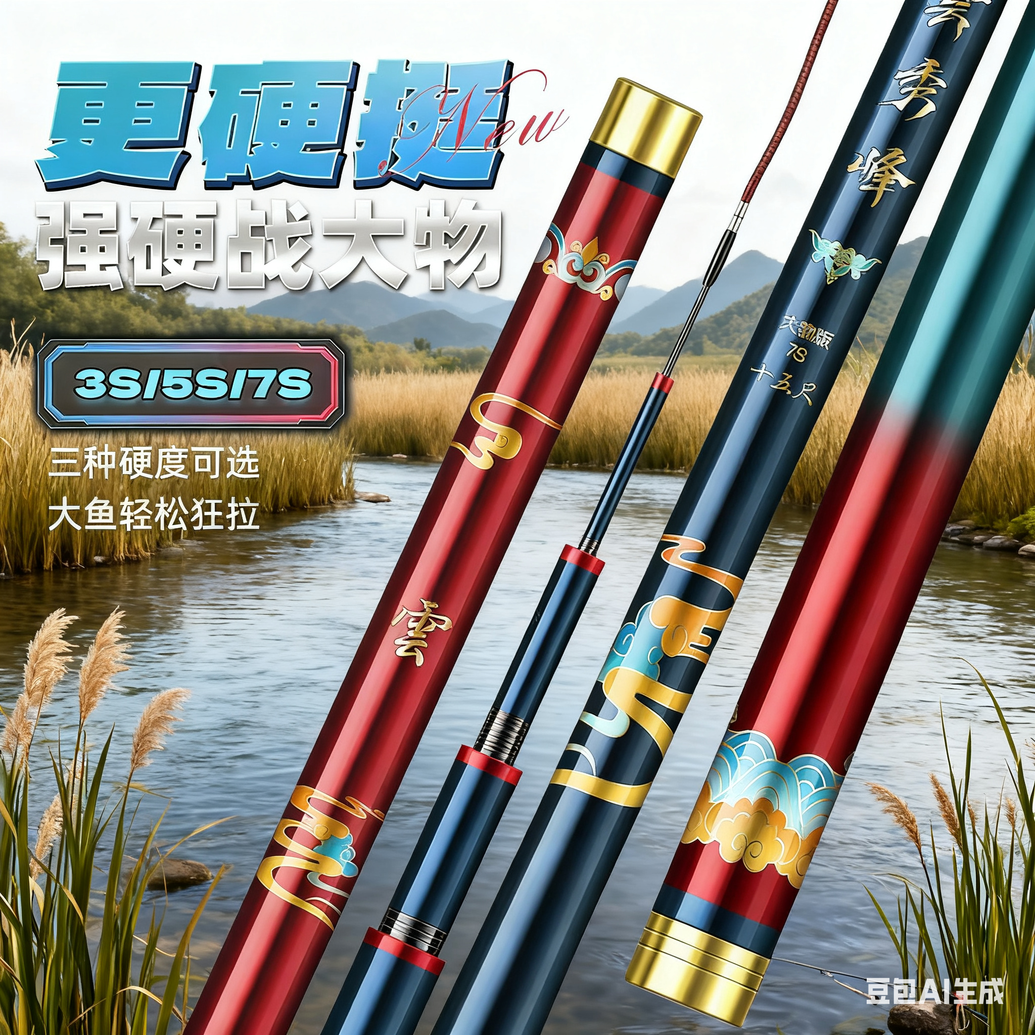 日本进口短节碳素溪流竿19调28调台钓竿超轻超硬钓鱼竿鲫鲤鱼手杆